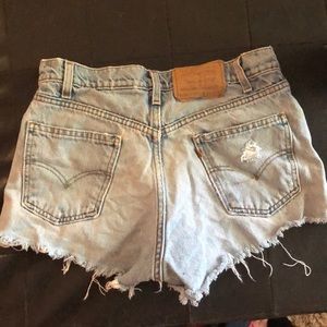 Vintage Levi’s Distressed Shorts
